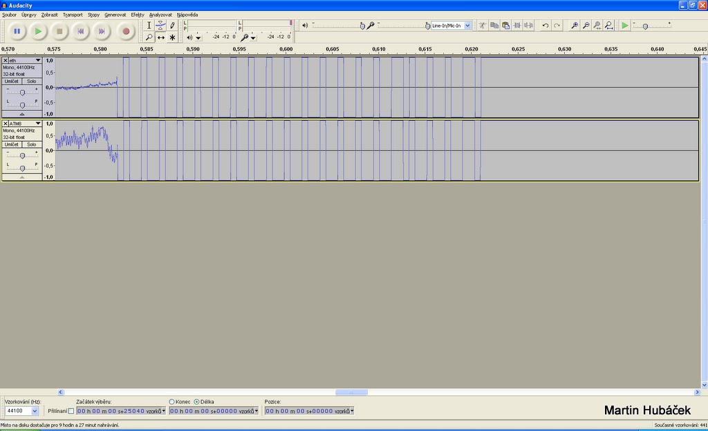 Comparing original waveform with generated one